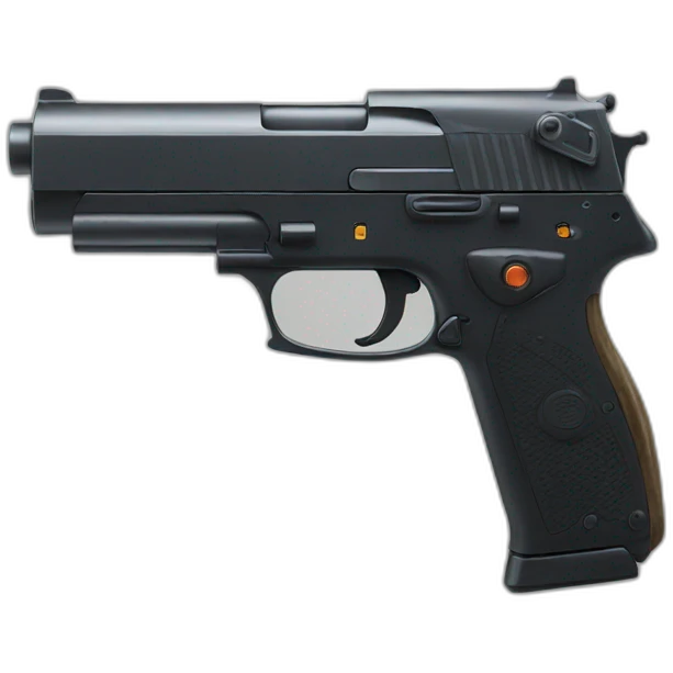 Pistola laser emoji