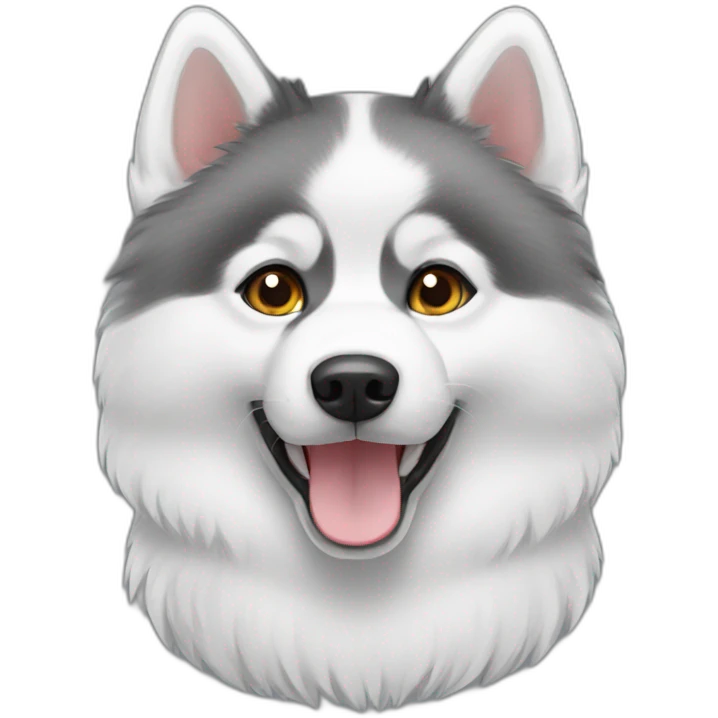 pomsky white emoji