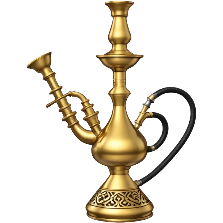 I see the brass hookah on the right side emoji