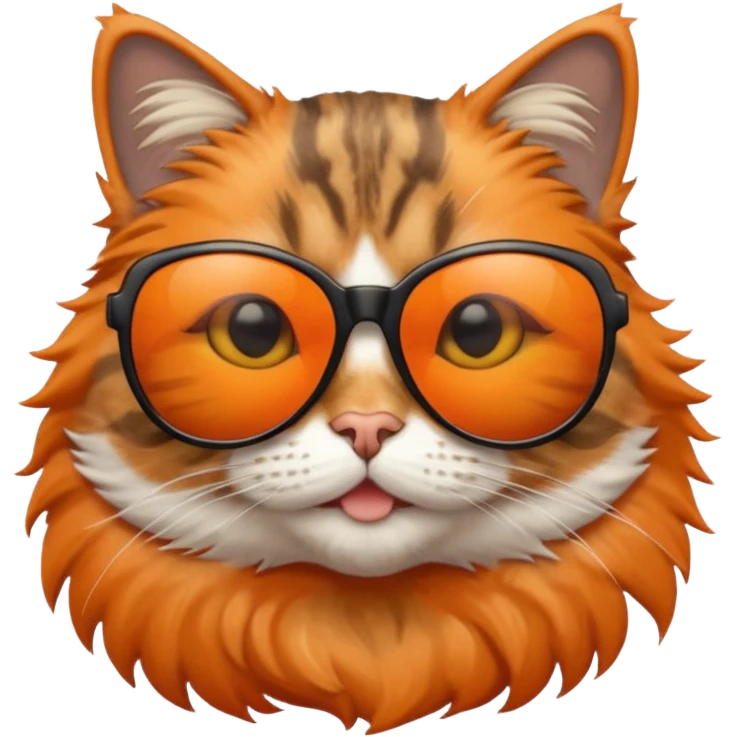 Cat wearing sunglasses emoji