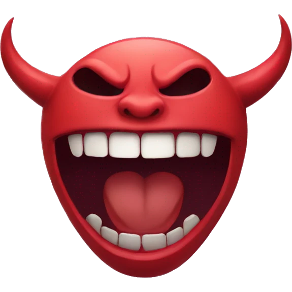 Satanic laughter emoji