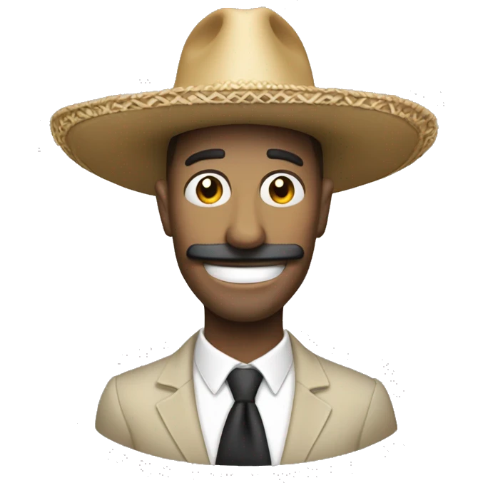 Mono con un monoculo y un sombrero elegante emoji