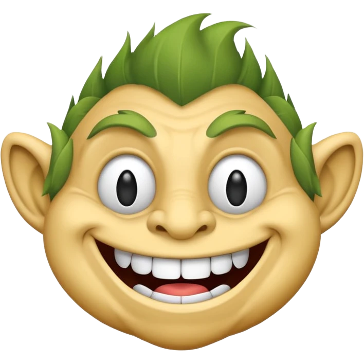 A TROLL FACE EMOJI emoji