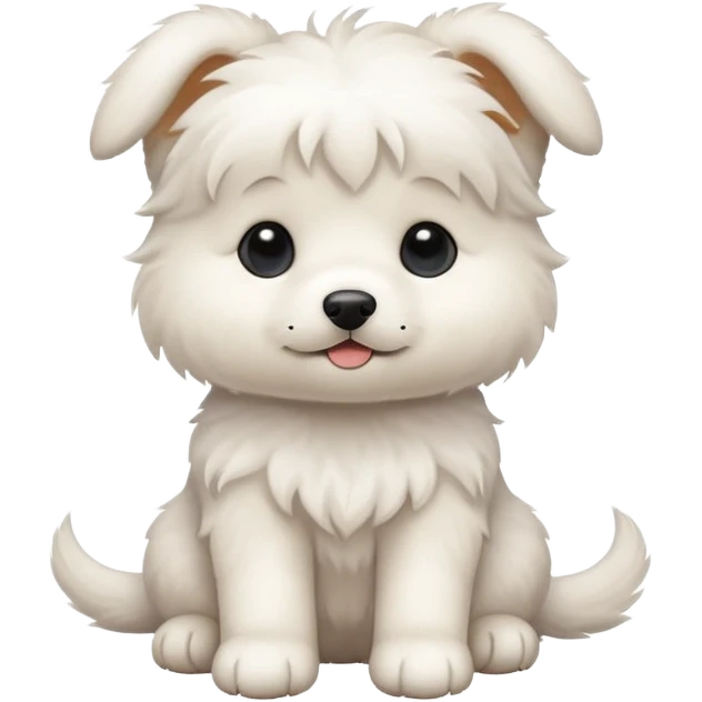 white puppy emoji