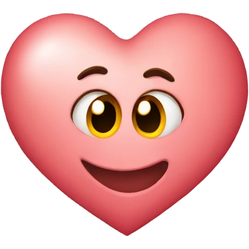 Heart with an A emoji