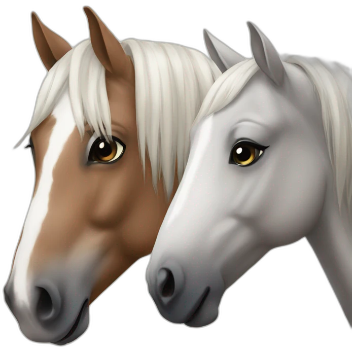Horses love emoji