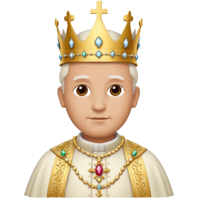 pope royal crown emoji