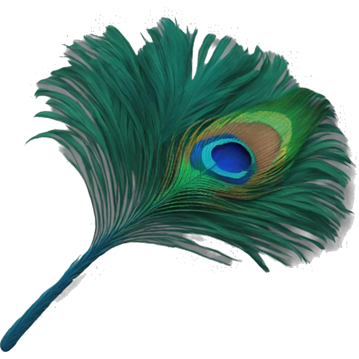 peacock feather emoji