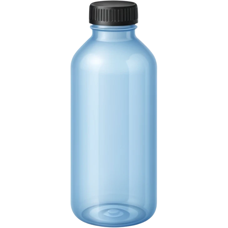plastic bottle with cap emoji