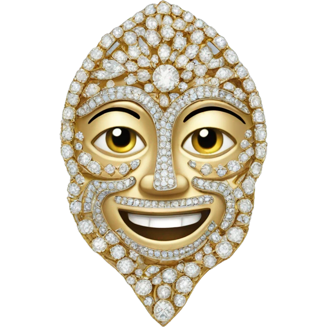 brooch set with diamonds emoji