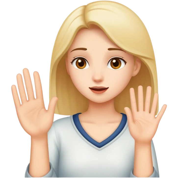 A girl asking a guy out emoji