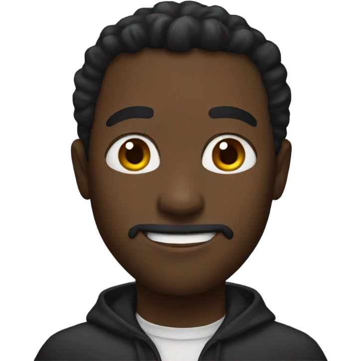  a Black man man who is a bat emoji