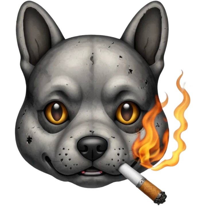 Nuke dog head emoji
