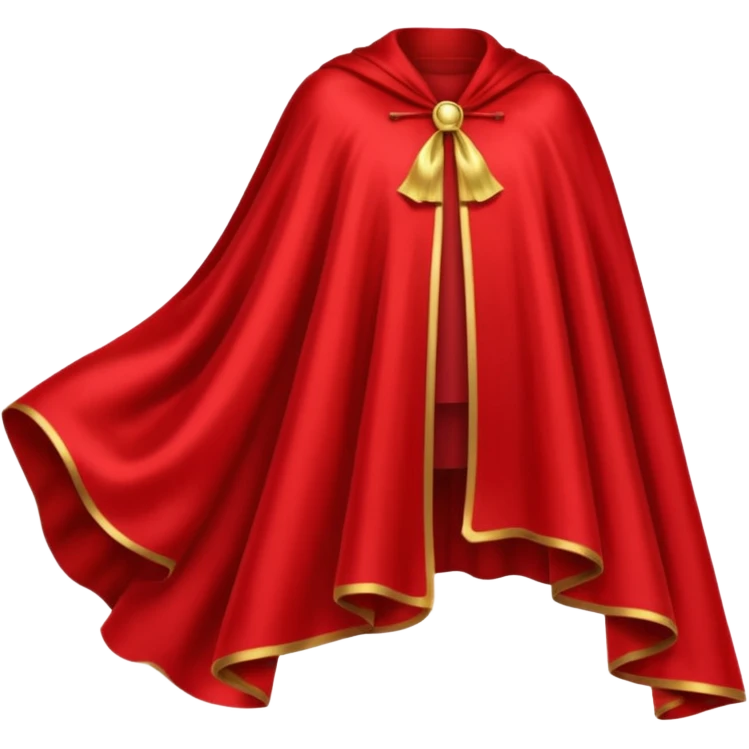 basic red cape emoji