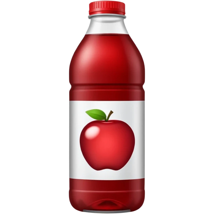 sobolo emoji (ghanain drink)  in a plastic bottle and make the juice dark red emoji