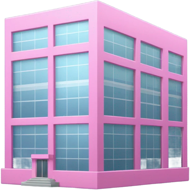 pink office building emoji
