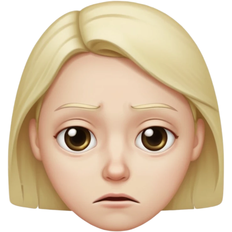 Really cringed out ick face emoji