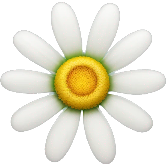 daisy flower with 8 petals emoji