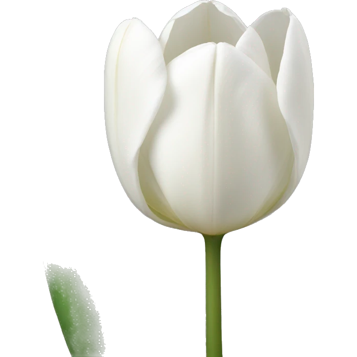 White tulips  emoji