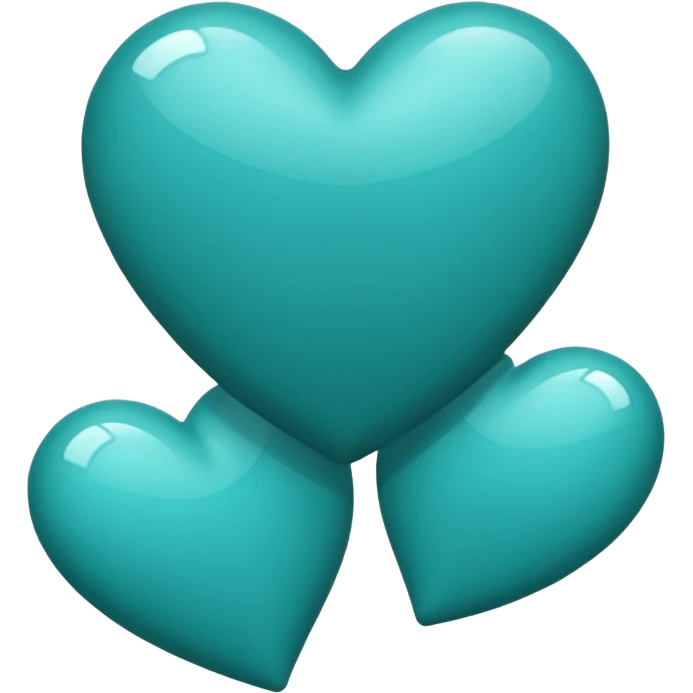 Teal heart emoji