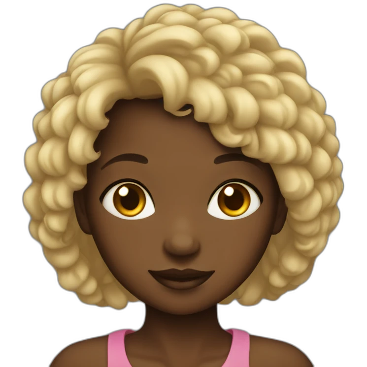 african girl emoji