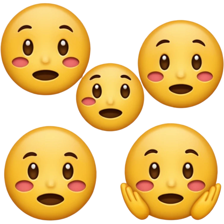емоції happy sad hungry emoji