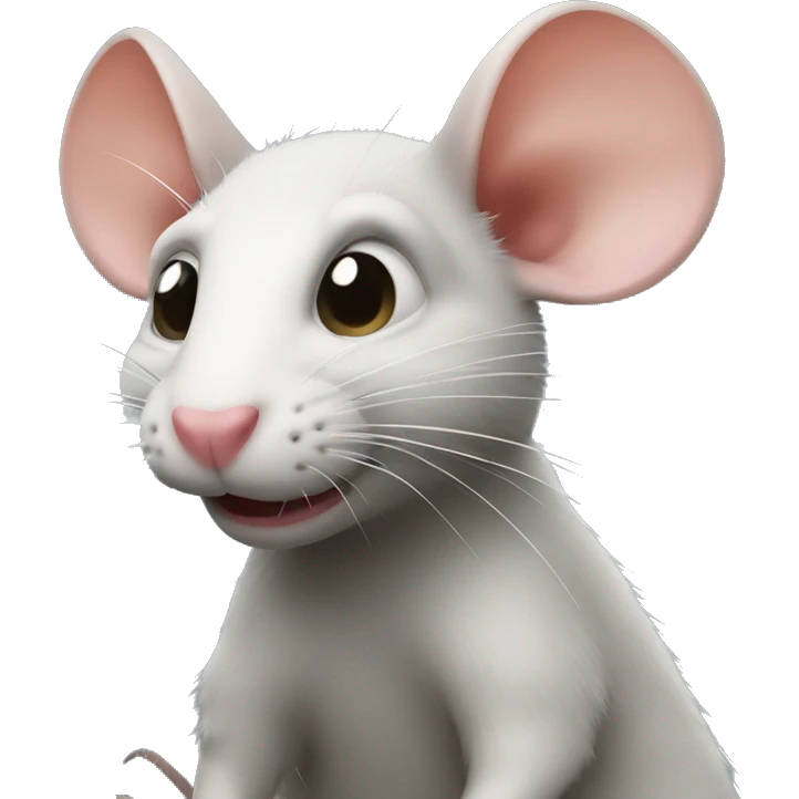 Conniving rat emoji