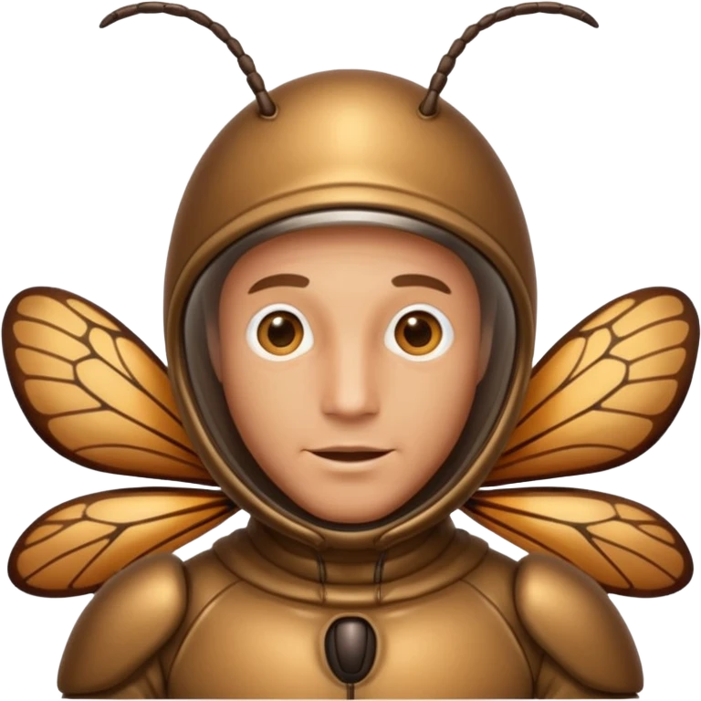 inscticidier man with bug suit emoji