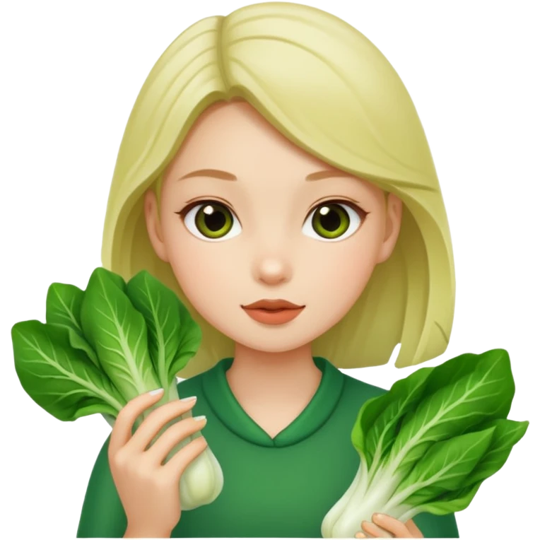 Bok yiyen kız  emoji