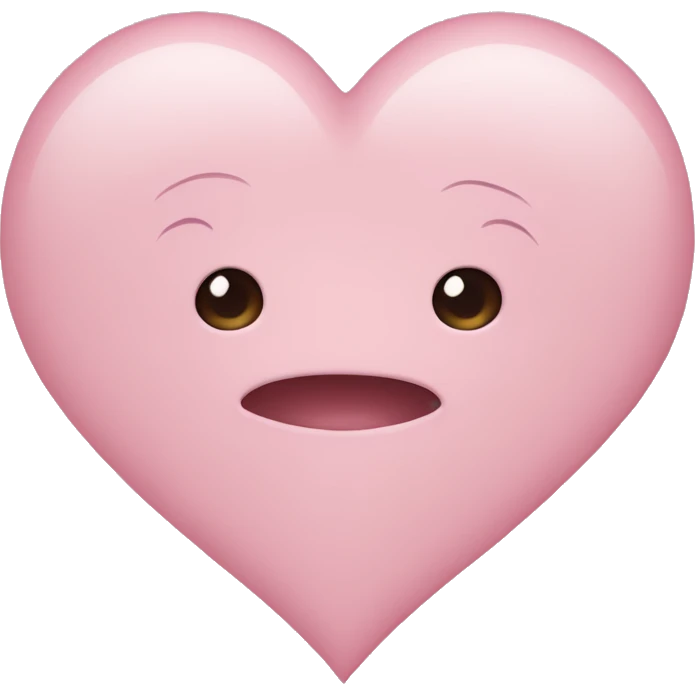 Baby pink heart  emoji