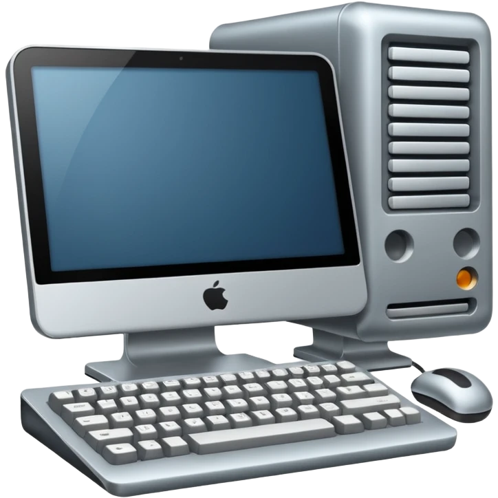 Computer evolution emoji