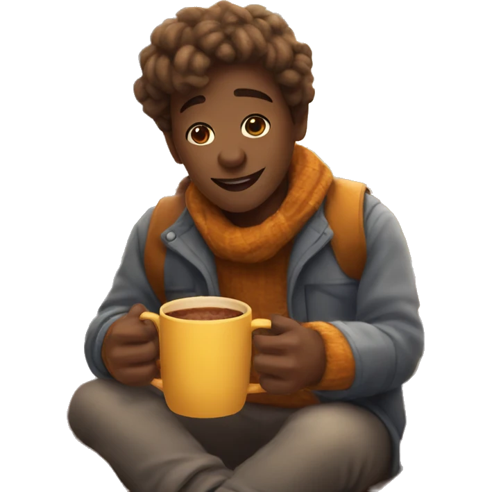 Cozy autumn day  emoji