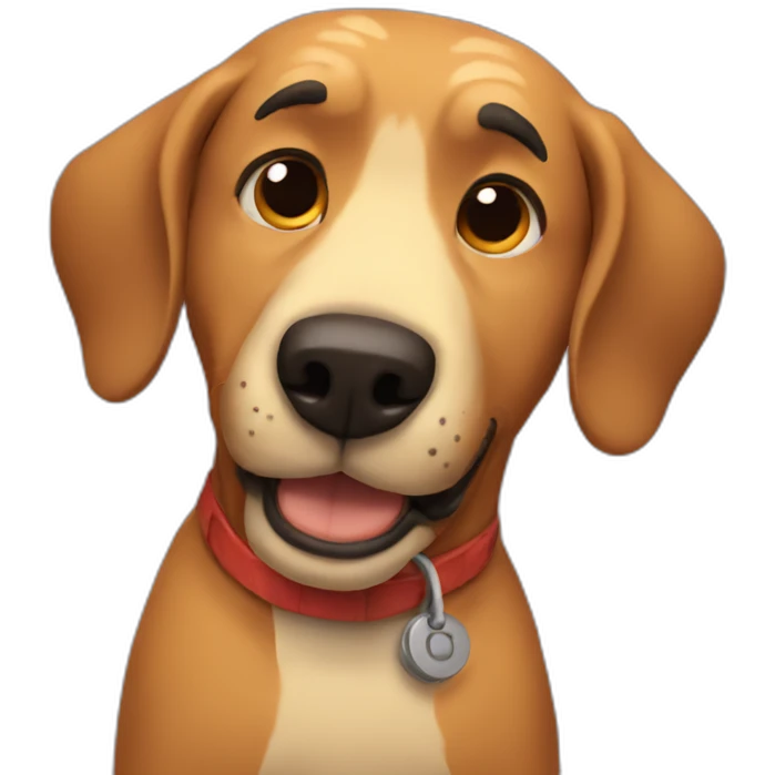 this is fine dog emoji