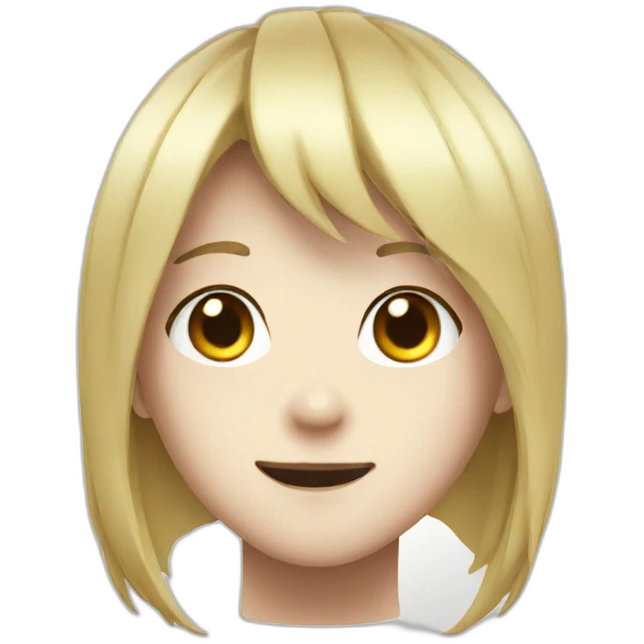 Anime face emoji
