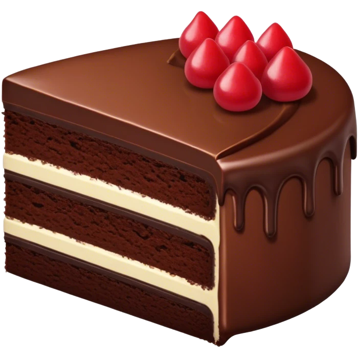 chocolate cake emoji