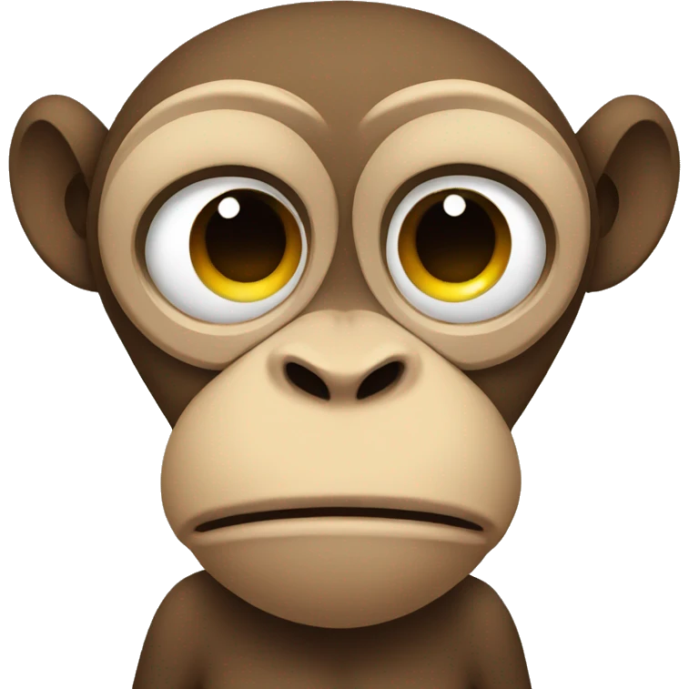 Sad monkey emoji