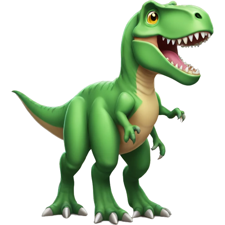 t rex on social media emoji