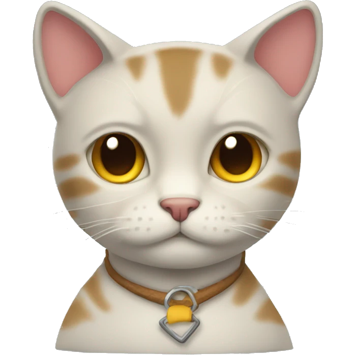 Gato con lazo emoji