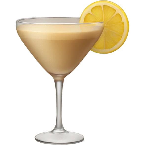 Beige cocktail emoji