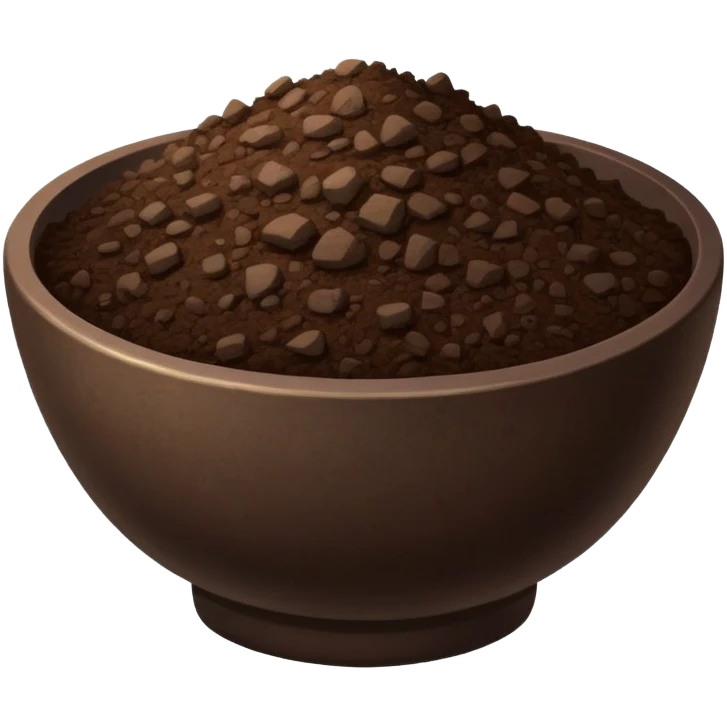 Soil in bowl emoji