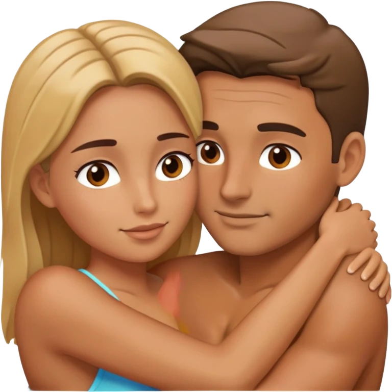 intimate moment between lovers emoji
