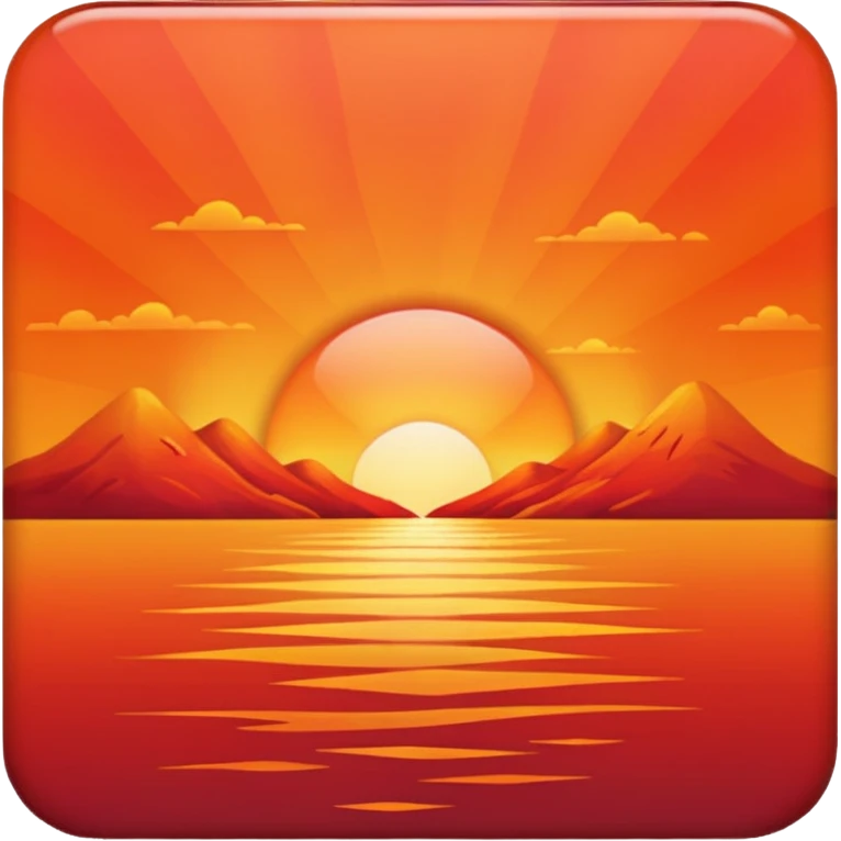 Sunset emoji