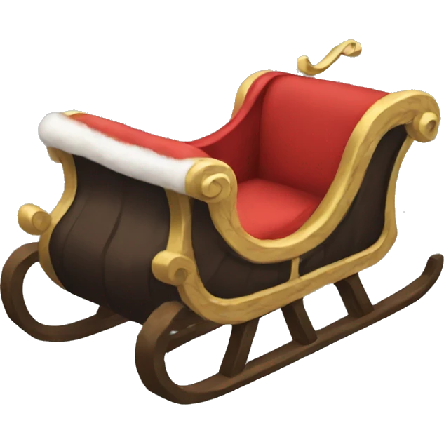 aesthetic sleigh emoji