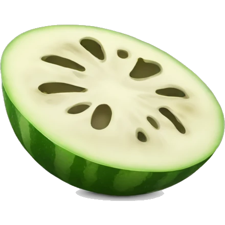 Un noir qui mange une pastèque  emoji