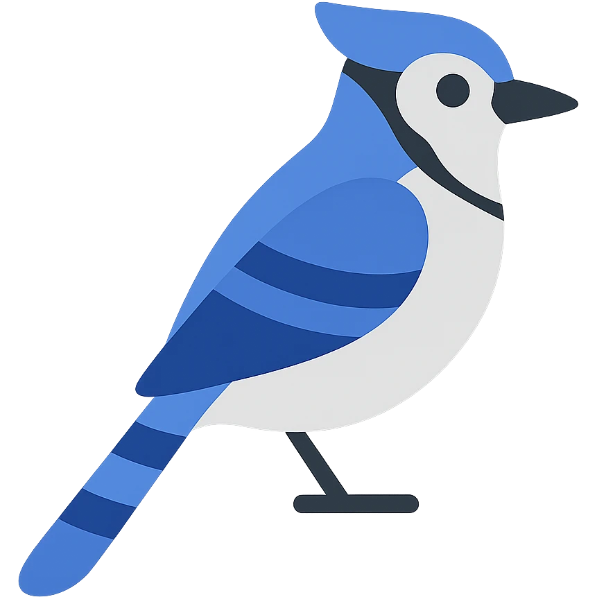 Blue jay emoji