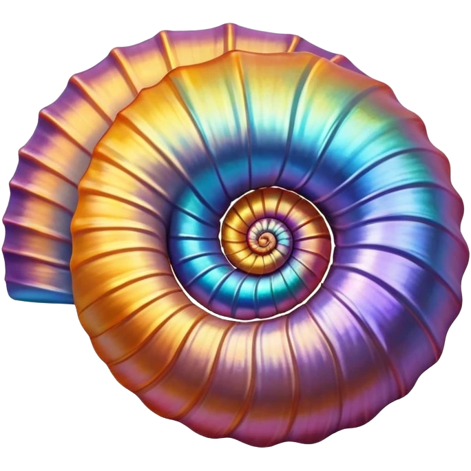 Maui sunrise shell emoji
