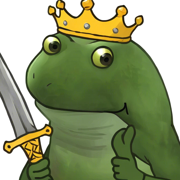 two crossed swords with a palm tree in the space above and between the blades golden emoji