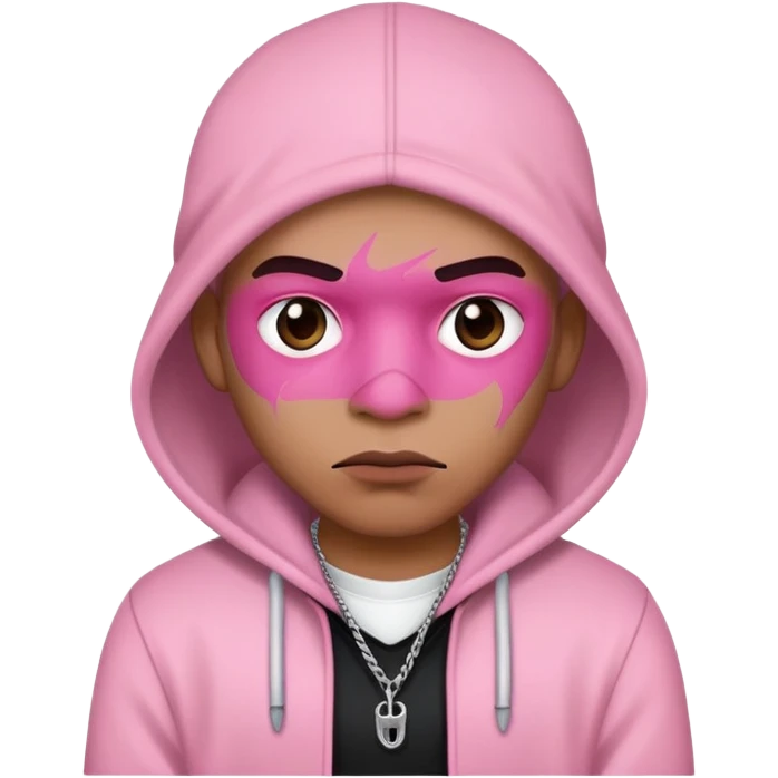 Pink thug emoji