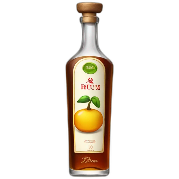 Rhum bottle emoji
