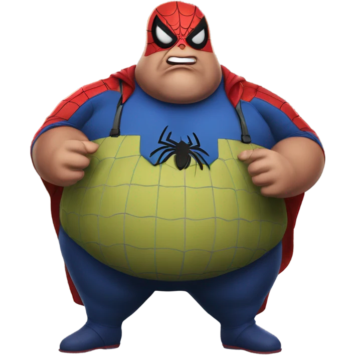 Fat Spider-Man emoji